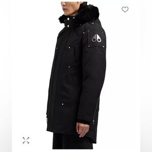 Moose knuckles coat used excellent condition worn one time fur excellent